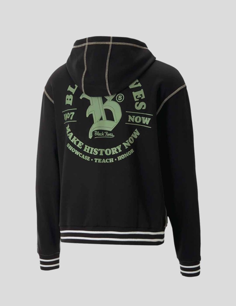 Sudadeira PUMA black fives hoodie puma black